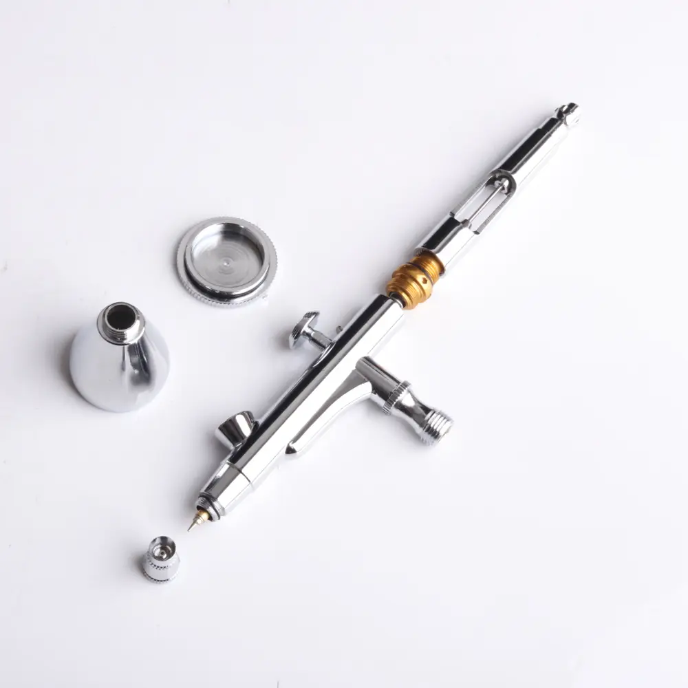 Universal 0.3mm Airbrush Gun Replacement, Gravity Feed Dual Action Airbrush Pen with 1/8" Connector, Compatible with Most Airbrush Compressors for Hobbyists