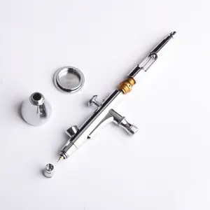 Universal 0.3mm Airbrush Gun Replacement, Gravity Feed Dual Action Airbrush Pen with 1/8" Connector, Compatible with Most Airbrush Compressors for Hobbyists