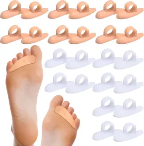 Hammer Toe Pad 12 Pairs Hammerhead Toe Straightener and Corrector Support Crest Cushion Spacers Separators Gel Women Men