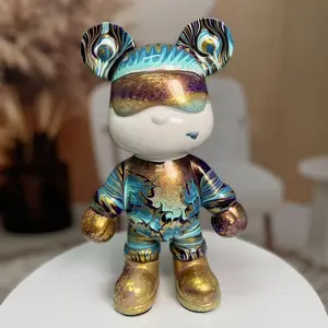 Purple Vine Golden Sail- DIY Fluid Bear Crafts Trend Innovation Cute Home Decorations Ornaments