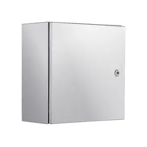 VEVOR NEMA Stainless Steel Enclosure, 12x 12x 8'' NEMA 4X Steel Electrical Box, IP66 Waterproof Dustproof, Outdoor/Indoor Electrical Junction Box, with Mounting Plate