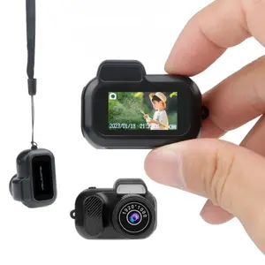 Tiny Pixel Keychain Camera - VHS Vintage Photos & Videos with Built-In Screen, Nostalgic Photography and Videography Memories vlog digital