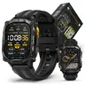 Carbinox Edge Smart Watch Rugged, 1.96″ AMOLED, Stainless Steel, IP69K/5ATM Fitness trackers, Bluetooth Calls, Smart Watch for Android Phones iOS