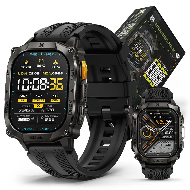 Carbinox Blaze Smart Watch with GPS, Fitness Tracker Compatible