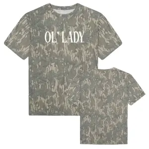Ol Lady Mossy Oak Greenleaf T-Shirt, Camo T-Shirt Unisex Outdoor, Mossy Oak Washed Bottomland Mallard Tee, 3D Camo Style T-Shirt, Mother Day Shirt
