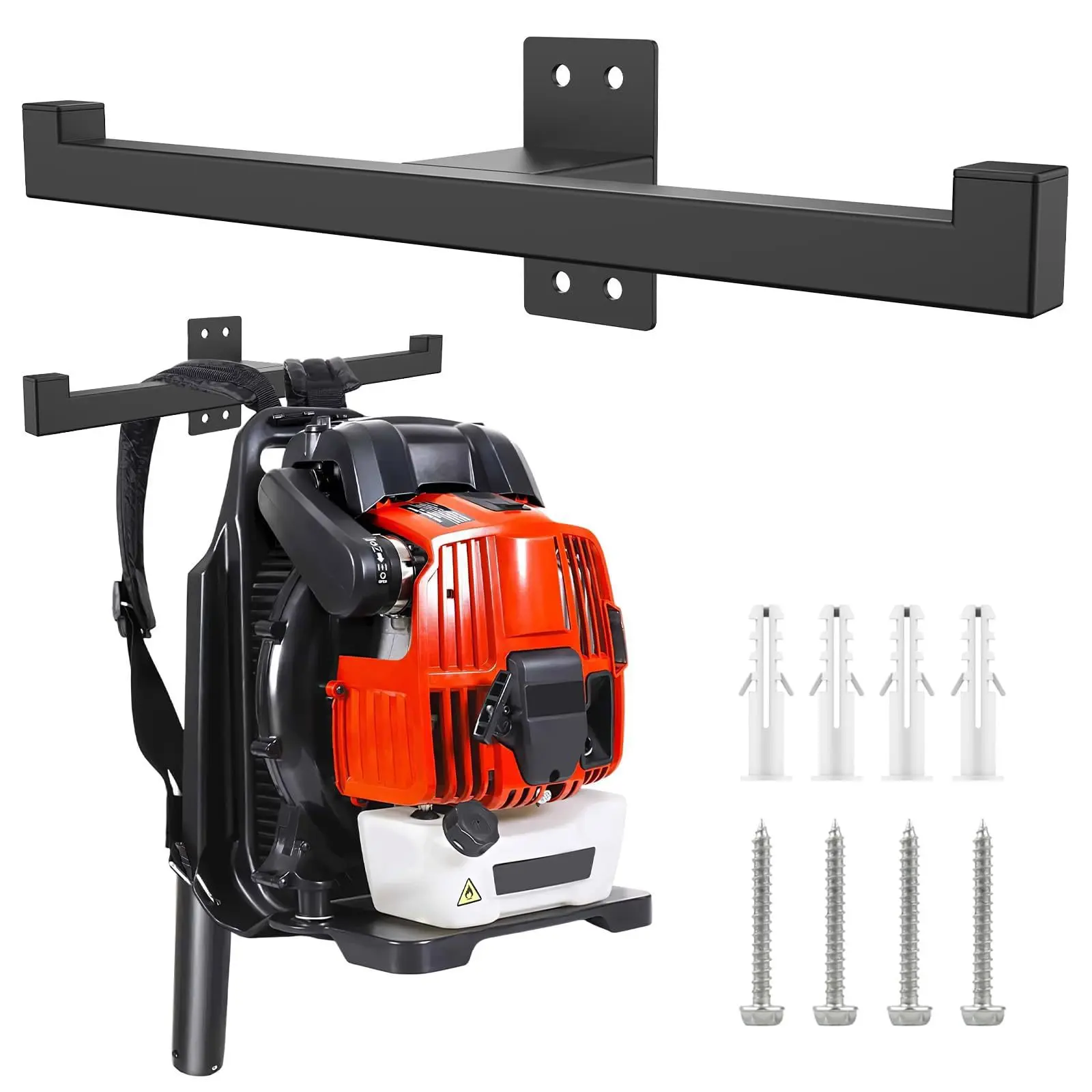 Backpack Leaf Blower Wall Mount Rack, Storage Shelf for Garage and Garden Tools, Durable Organizer for Outdoor Equipment, Tool Storage Racks, Yard Tool Organizer