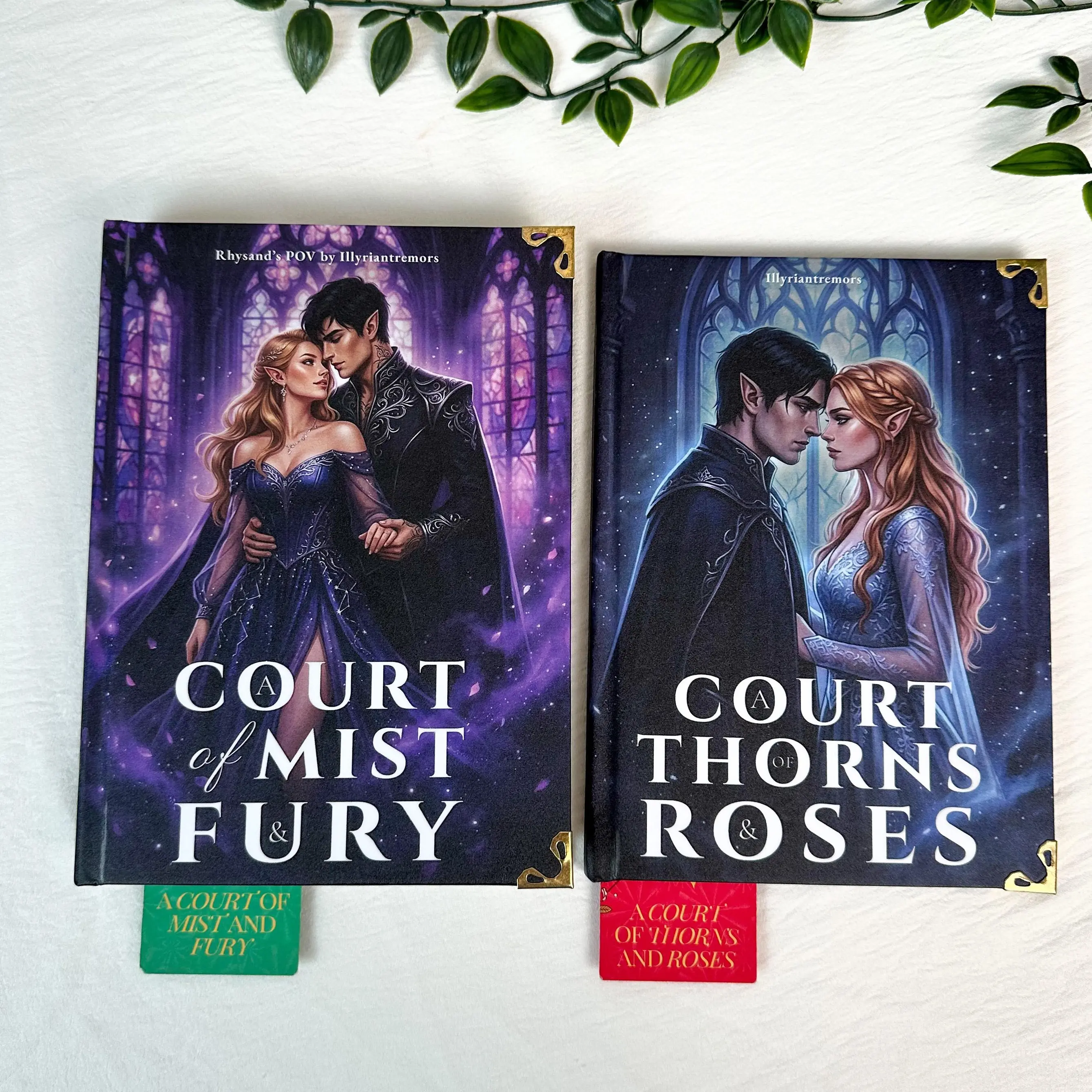 ACOMAF & ACOTAR Rhysand's POV 2-Book Hardcover Collector Set with Illustrated Covers