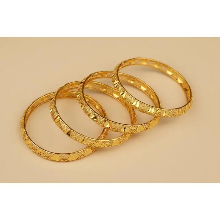 Divine Gold Bangles (2 pair)