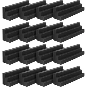 Column Acoustic Wedge Studio  Corner Block Finish Corner Wall in Studios or  Theater (16 Pack)