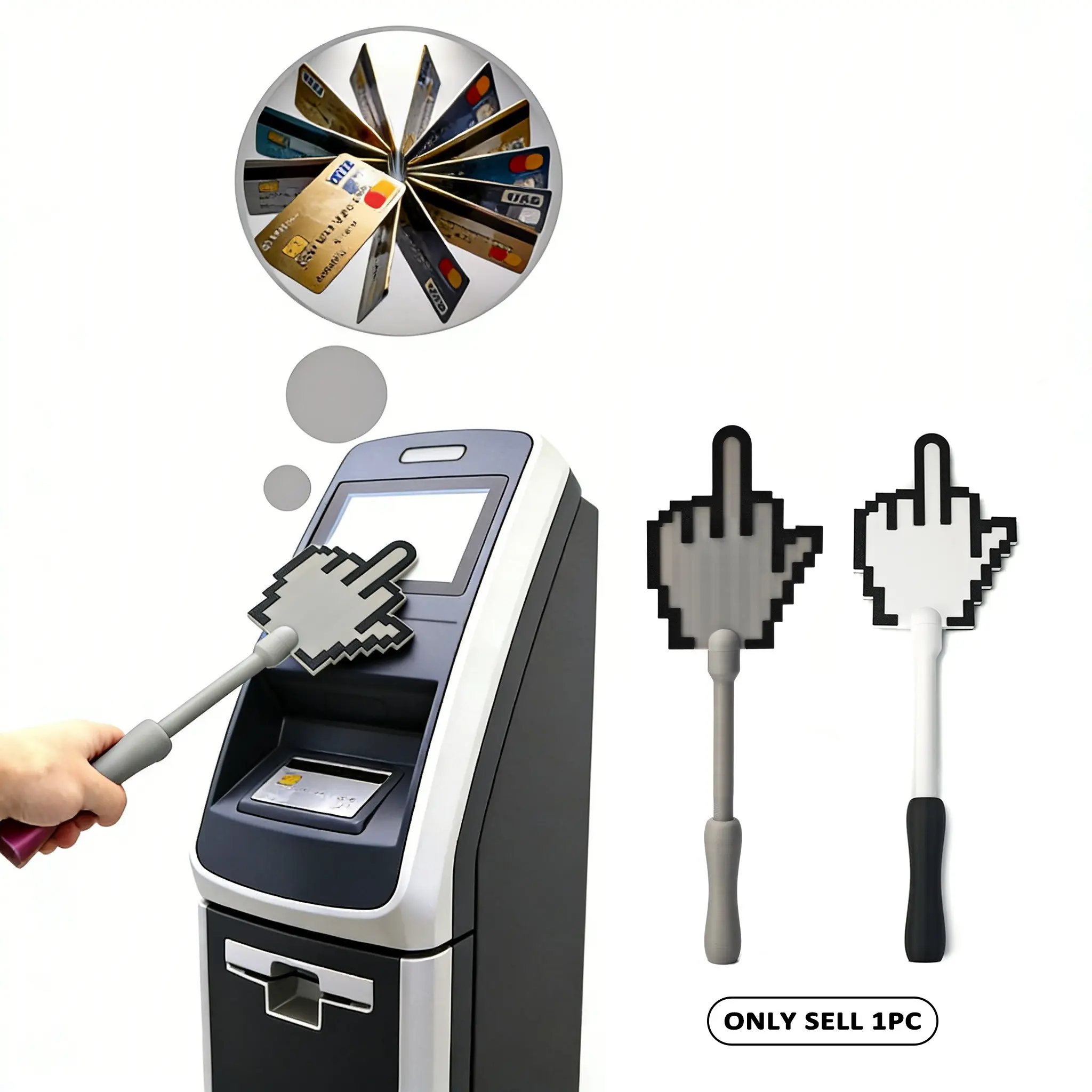 3D Printed Payment Magic Wand, Bank Credit Card Swipe Touch Complete Payment, NFC Passwordless Insert Card Payment, Creative Starry Sky Magic Wand, Touch Activation
