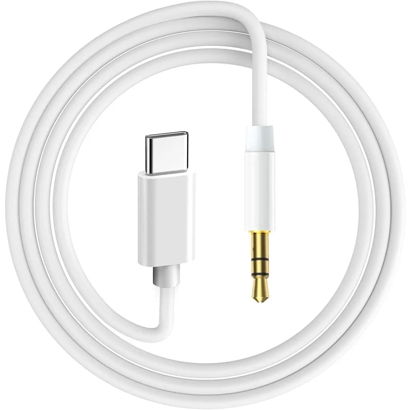 USB C to 3.5mm Headphone Jack  Compatible with  16 15 Pro Max, iPad Pro, MacBook, Pixel 7 6 5 4 3 2 XL, Galaxy S24 S23 Ultra and More (100cm)