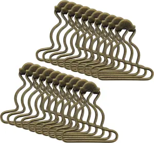 Lusofie 20Pcs Dungaree Suspender Clips Overall Buckles 1.5 Inch Wide Bottom Overall Buckles Clips Replacement for Rompers