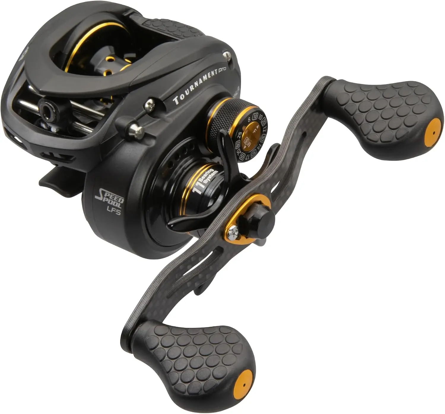 Lew's Tournament Pro LFS Speed Spool Baitcast Fishing Reel, Aluminum Frame, Premium 11 Stainless Steel Ball Bearings