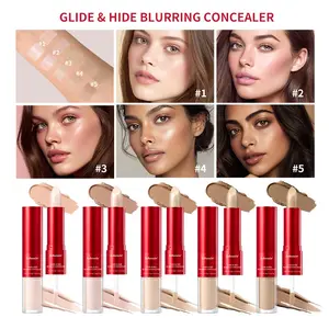 Lakerain Glide&Hide Blurring Concealer - Creamy texture Conceals dark circles and wrinkles Dual formula (liquid tip & balm stick) Long-lasting wear