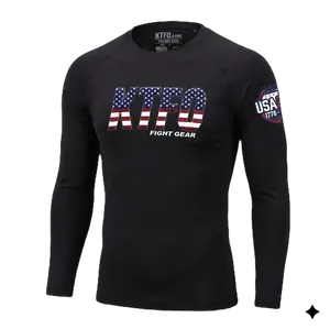 KTFO Rash Guard Compression Long Sleeve Independence Edition