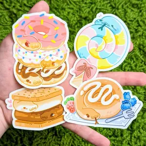 Sweet Snake Snack Sticker Set
