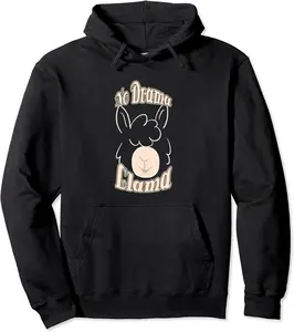 Llama Alpaca Animal Lama Glama No Drama Llama Pullover Hoodie - Jessicabal Shop 73B0C7PCXMWK