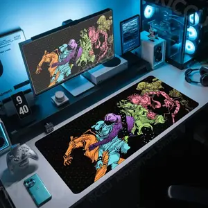[Sale off up to 65%][Free Ship] PC Anime Gamer MousePad tablet Cabinet Keyboard Gaming Accessories Jojo Bizarre Adventure comic Laptop Large Lock Edge Mouse pad