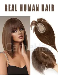 Women's Clip-In Bangs Hairpiece, Natural Hair Quality with 360° 3D Effect, Perfect for Thinning Hair and Coverage, Adds and Natural Highlights, Glueless Bangs