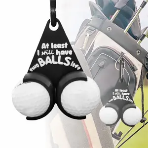 Golf Ball Holder Stand, Requires Many Balls, 3D Fun Printing, 2 Tee Slots, Quick Release Mold, Golf Accessory