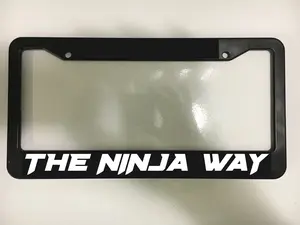 The Ninja Way Naruto Japanese Anime Plastic Car License Plate Frame