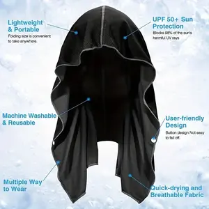 Sun Shield Cooling Hoodie Towel | Stay Cool & Protected All Day Outdoors