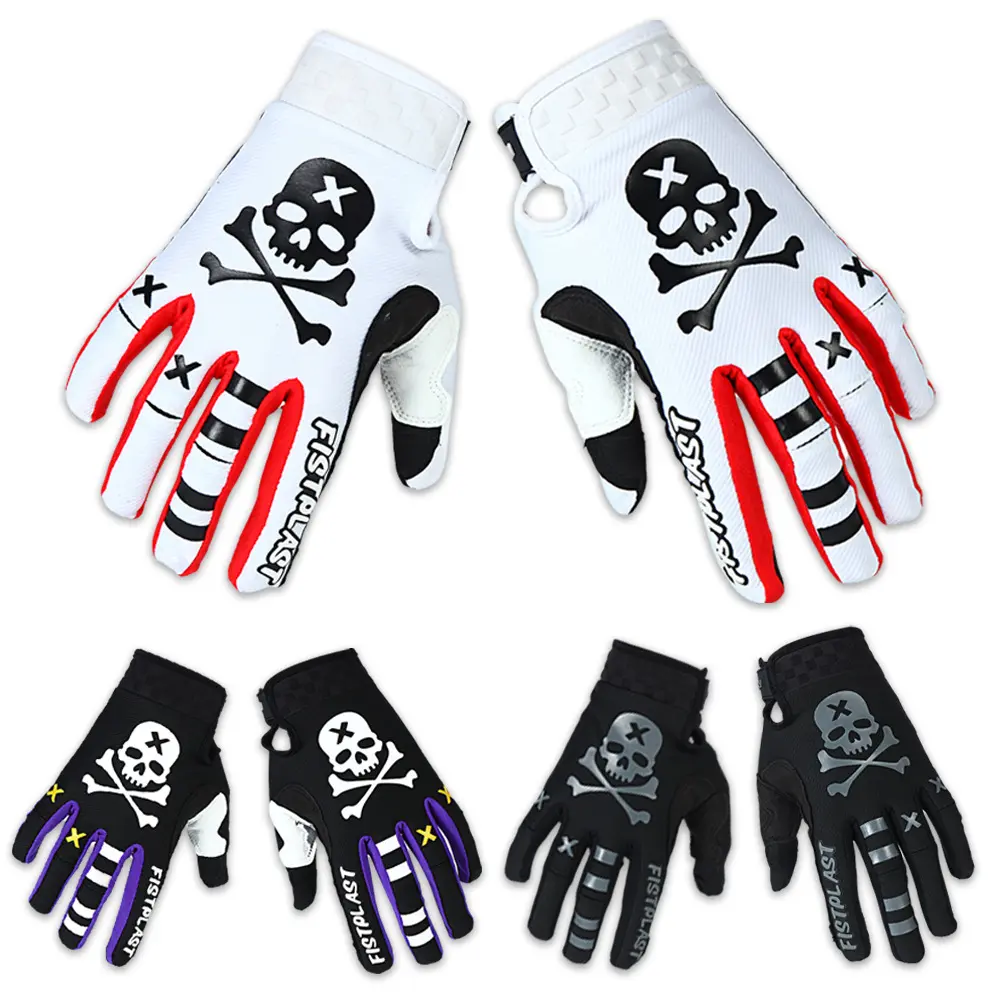Men's & Women's Full-Finger Touchscreen Motorcycle Gloves - Motorcycle Apparel with Nonslip Grip, Ergonomic Design, Lightweight Breathability, Wear-Resistant Knuckle Protection for MTB, Cycling, Dirt Bike Gloves, Protective Gloves