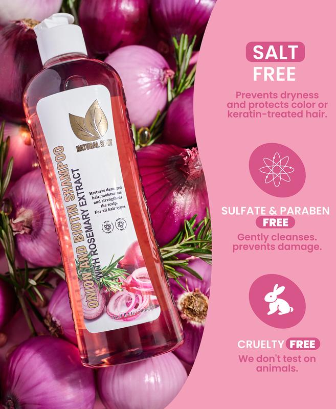 Natural Sant - 2 Onion, Rosemary and Biotin sets + Onionvital Serum KIT + FREE SCALP MASSAGER | Black Friday special
