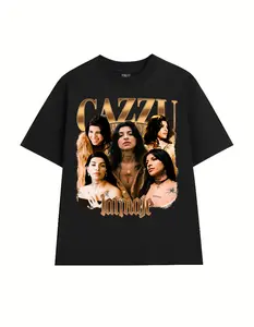 Cazzu Latinaje T-shirt, Graphic tee, Fashion Cotton, Streetwear, Top Menswear Womenswear