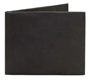 Black RFID Slim Wallet Waterproof Tear Proof 100% Recyclable Tvyek Expandable for 12-16 Cards Minimalist Unisex Design