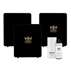King Of Scents Aroma Essential Oil Diffuser , Nebulizing Diffusion System, Heat-Free System for Home or Commercial Use, Covers up to 5,000 Square feet - Black (Pack of 3)