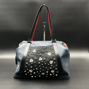 Pre-owned Leather Duffle bag Christian Louboutin Bagdamon Boston Duffle Bag