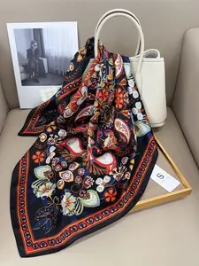 Luxurious Lightweight Fashion Accessory for Women and Girls, Year-Round Versatility for Casual or Formal Occasions, Stylish Boho Paisley Design, Paisley Print Scarf