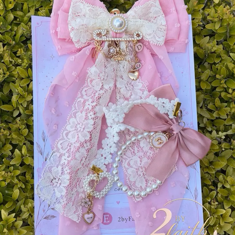 Pink Bible Bow & Bookmark