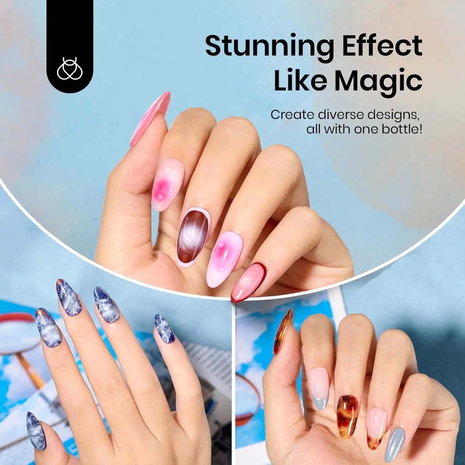 Beetles Hema Free Blooming Gel Polish Large Capacity Clear UV LED Blossom for Nail Art and Manicure with Marble Natural Stone Effect Cosmetic Cutics #TikTokShopBacktoSchool Beetles Hema Free Blooming Gel Polish Large Capacity Clear UV LED Blossom for Nail Art and Manicure with Marble Natural Stone Effect Cosmetic Cutics #TikTokShopBacktoSchool