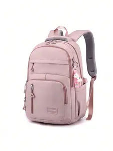 Solid Color Backpack For Women,Simple & Tready,Casual Large Capacity Bag For School,Suitable For Outdoor,School Backpack