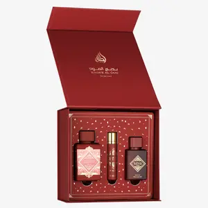 Lattafa Bade'e Al Oud Sublime Fragrance Gift Set - EDP 100ml + Travel Spray 12ml + Hair Mist 50ml