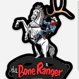The Bone Ranger waterproof sticker