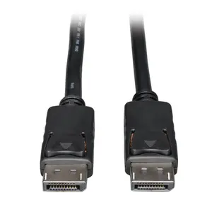 Tripp Lite series DisplayPort Cable with Latching Connectors, 4K 60 Hz (M/M), Black, 3 ft. (0.91 m)