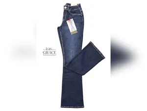"Arly" Boot Cut Mid Rise Jean