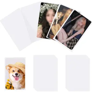 100 Pcs 57x88mm Ultra Clear Thick Photocard Sleeves Protector Cover for Idol Photo and Trading Cards