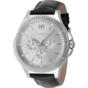 Technomarine Men's TM-822025 MoonSun Quartz 3 Hand Silver Dial Watch