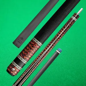 Rhino RETRÔ Pool Cue - Snake - Lizard Embossed Microfiber Leather Wrap & Point