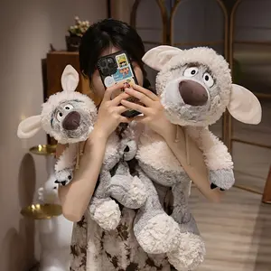 Super cute plush toys, wolves disguised as sheep, perfect for children and home decor. These soft Kawaii Stuffed Animals make excellent gifts for birthdays and holidays. Soft Adorable Stuffed
