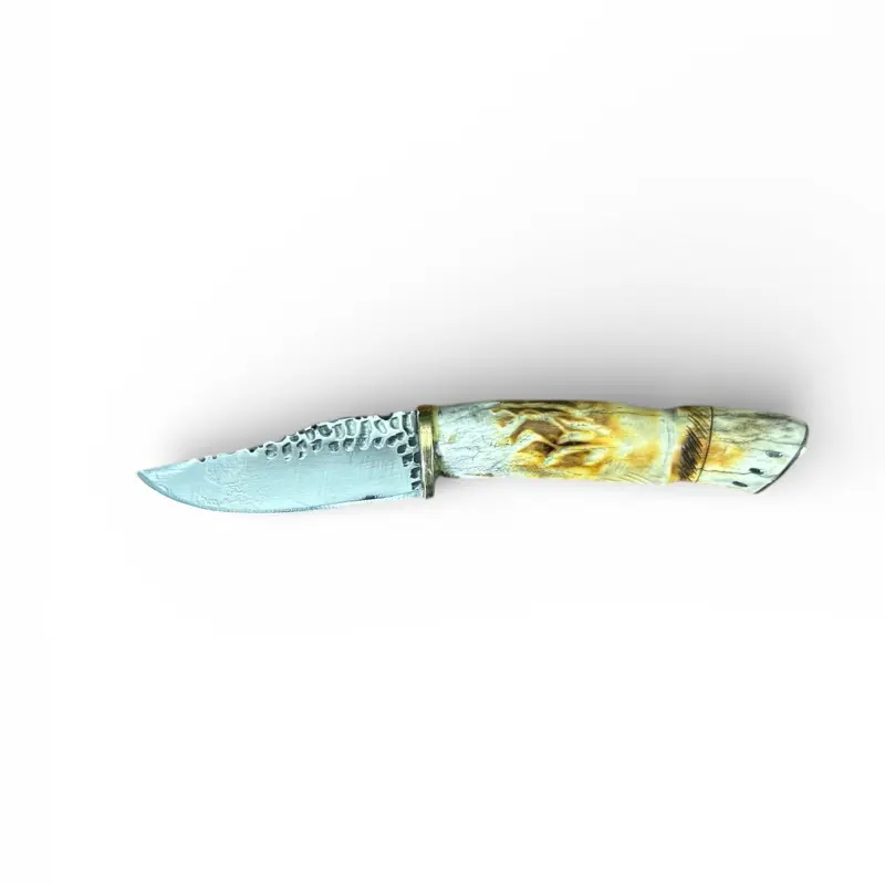 Handcrafted Outdoor Utility Piece with Antler Handle