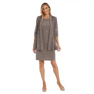 R&M Richards 9089 Short Mother of the Bride Jacket Dress