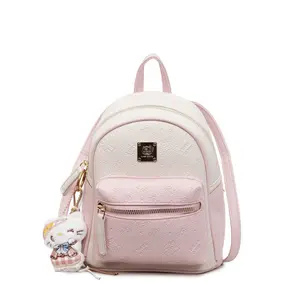 High-end studded backpack, new niche embossed commuter backpack