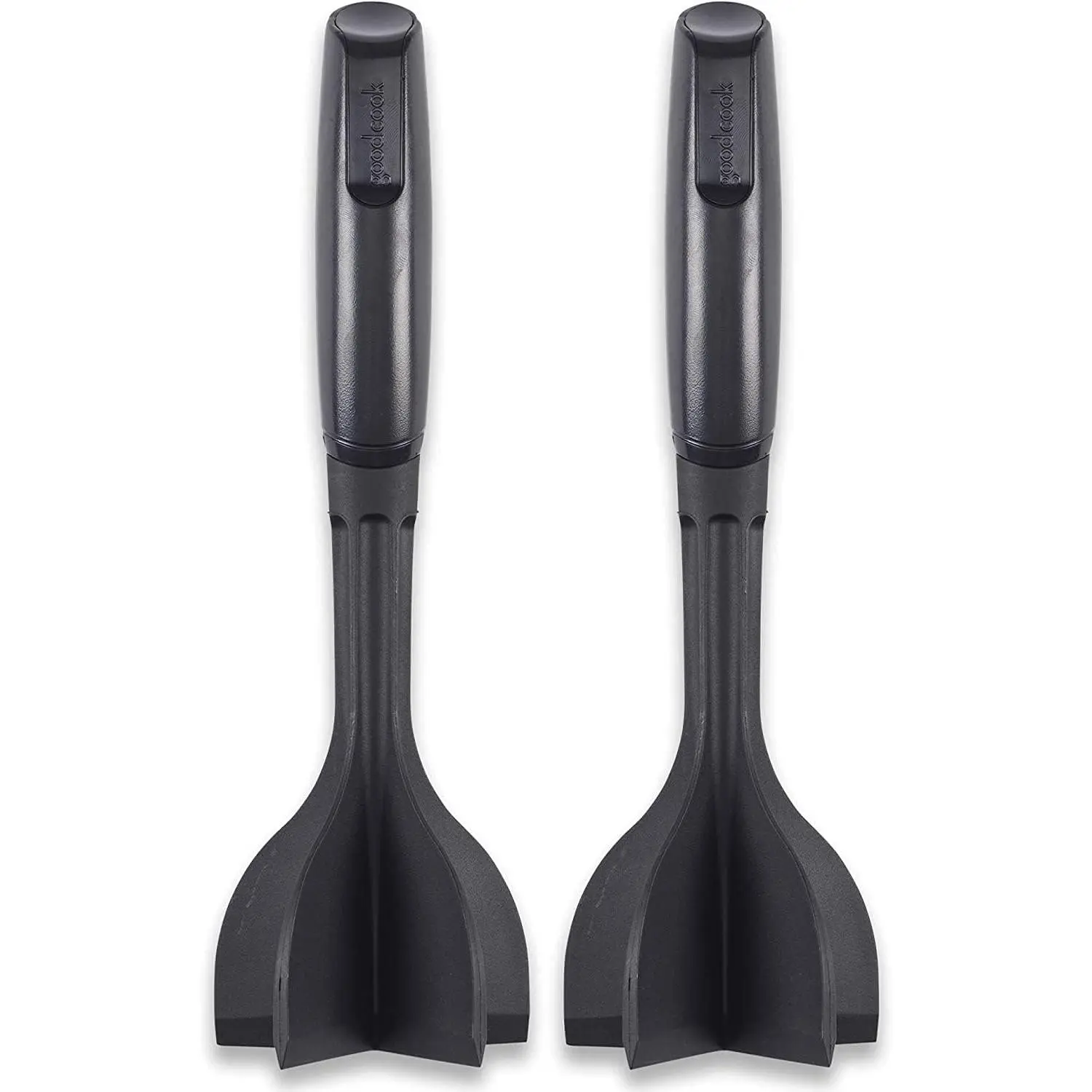 Heat-Resistant Nylon Ground Meat Choppers with 5-Blade Heads, Ground Beef and Turkey Mixers and Choppers, Set of 2, Black
