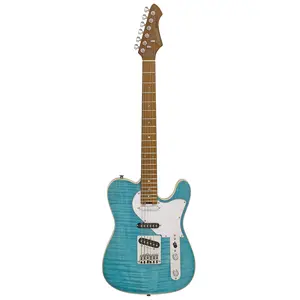 Aria Nashville Electric Guitar Turquoise Blue