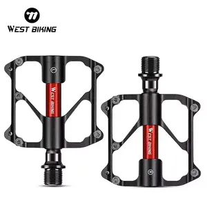 WEST BIKING Bicycle Pedal Bicycle Parts. Road Mountain Ebike Electric Bicycle Pedals, OEM Customized LOGO Bike Pedals, Road MTB Mountain 6061 Aluminum Bmx Pedal